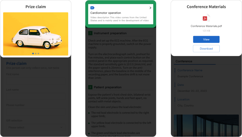 qrsheep Display effect of key content at the top